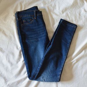 Aeropostale Dark-Wash High-Waisted Skinny Jeans